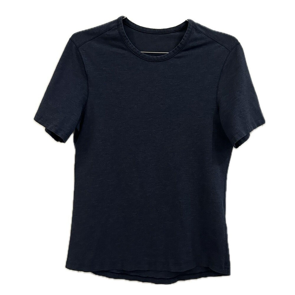 Lululemon Sz Small Men's Shirt Blue Casual Athleisure Basic Adult